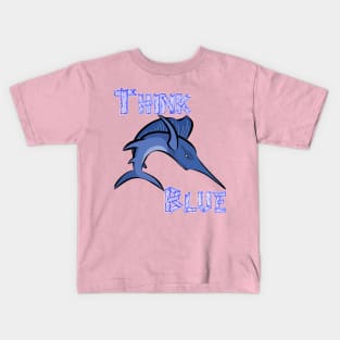 Think blue Kids T-Shirt